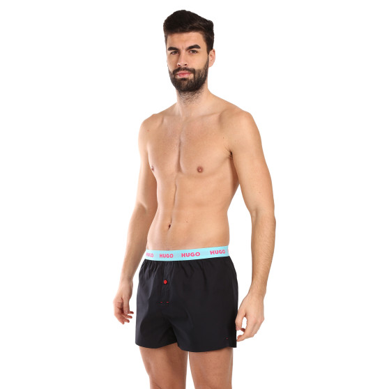 3PACKBoxershorts för herrar HUGO svart (50510216 005)