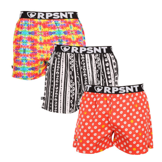 3PACK shorts för män Represent exklusiv Mike (R3M-BOX-07344345)