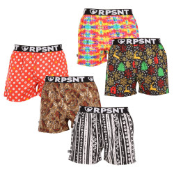 5PACK shorts för män Represent exklusiv Mike (R3M-BOX-073334414345)