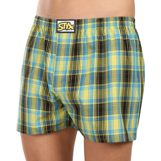 Boxershorts för herrar Styx klassisk elastisk flerfärgad (A1021)