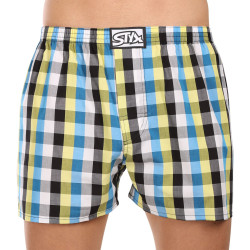 Boxershorts för herrar Styx klassisk elastisk flerfärgad (A1025)