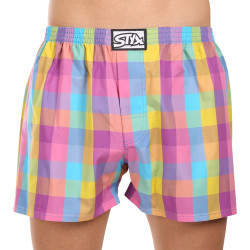 Boxershorts för herrar Styx klassisk elastisk flerfärgad (A1028)