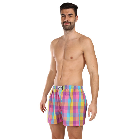 Boxershorts för herrar Styx klassisk elastisk flerfärgad (A1028)