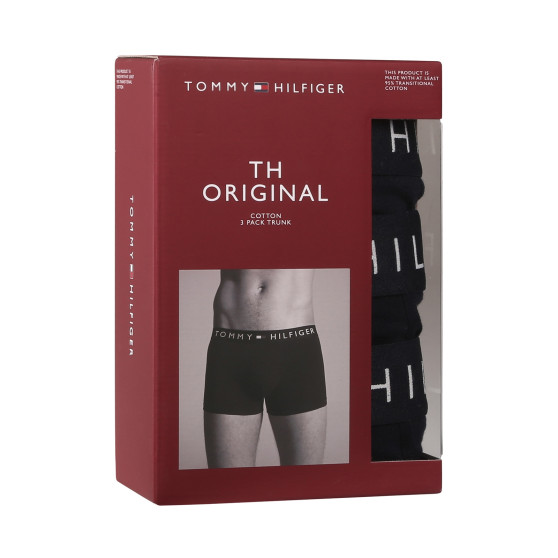 3PACK Boxershorts för herrar Tommy Hilfiger blå (UM0UM03180 0SY)