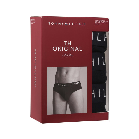 3PACK herrkalsonger Tommy Hilfiger blå (UM0UM03182 0SY)