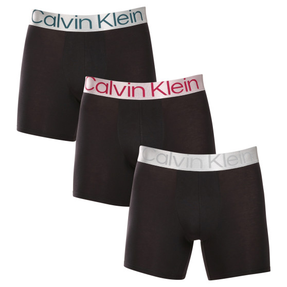 3PACK Boxershorts för herrar Calvin Klein svart (NB3131A-NC4)