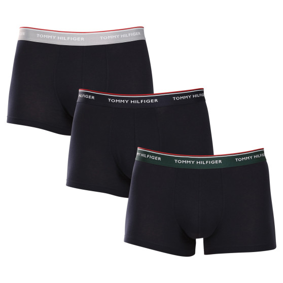 3PACK Boxershorts för herrar Tommy Hilfiger mörkblå (UM0UM01642 0XW)