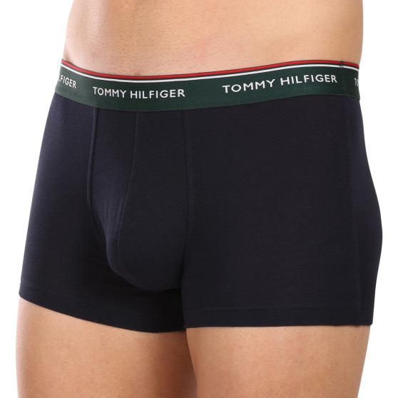 3PACK Boxershorts för herrar Tommy Hilfiger mörkblå (UM0UM01642 0XW)