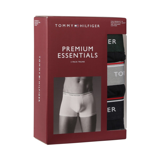 3PACK Boxershorts för herrar Tommy Hilfiger mörkblå (UM0UM01642 0XW)