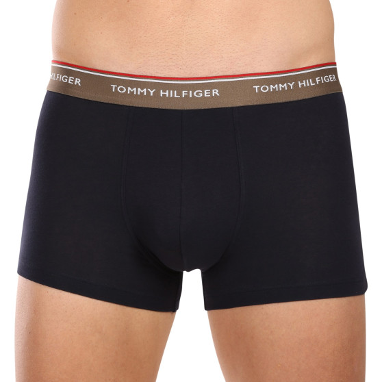 3PACK Boxershorts för herrar Tommy Hilfiger mörkblå (UM0UM01642 0XX)