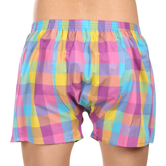 3PACK Boxershorts för herrar Styx klassisk elastisk flerfärgad (3A102729)