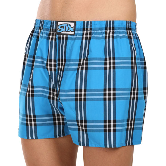 3PACK Boxershorts för herrar Styx klassisk elastisk flerfärgad (3A102830)