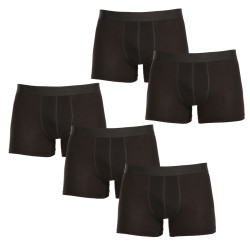 5PACK Boxershorts för herrar Nedeto oversized svart (5NBX001)