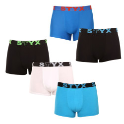 5PACK boxershorts för män Styx sport elastisk flerfärgad (5G0912179)