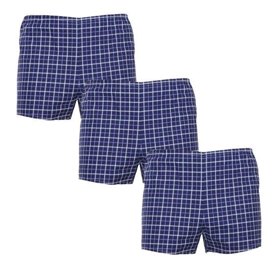 3PACKBoxershorts för herrar Foltýn blå (3xK55)