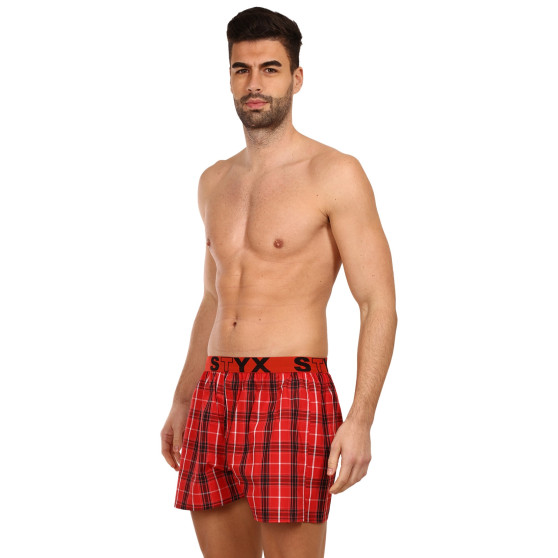 5PACK Boxershorts för herrar Styx sport elastisk flerfärgad (5B093120)