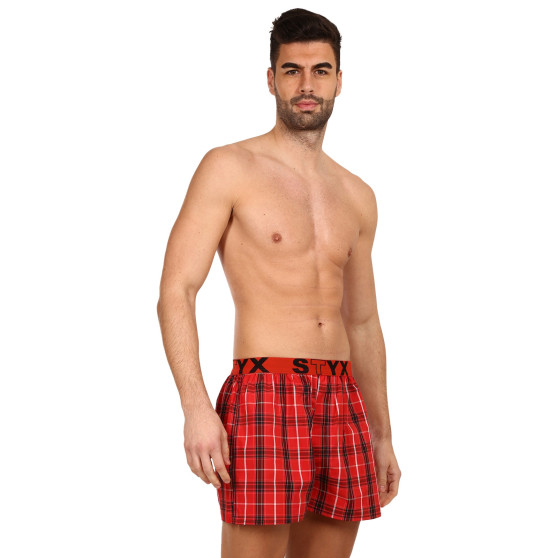 5PACK Boxershorts för herrar Styx sport elastisk flerfärgad (5B093120)