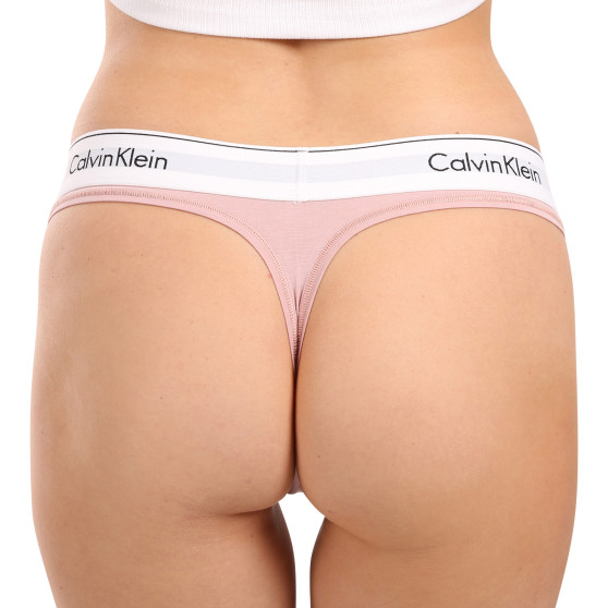 Stringtrosor för kvinnor Calvin Klein rosa (F3786E-TQO)