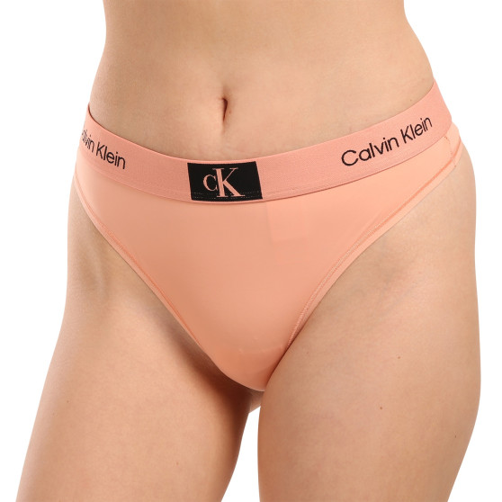 Stringtrosor för kvinnor Calvin Klein rosa (QF7248E-LN3)