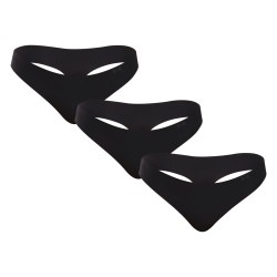 3PACK Stringtrosor för damer Under Armour svart (1325615 001)