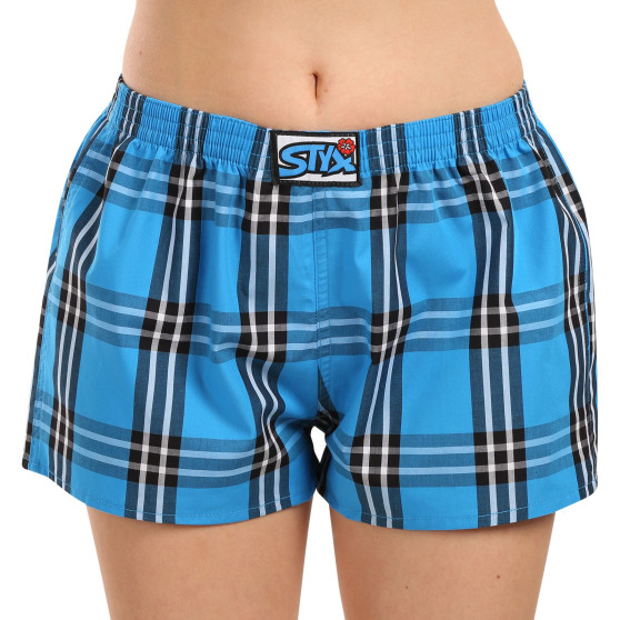 3PACK damshorts Styx klassisk elastisk flerfärgad (3K102730)