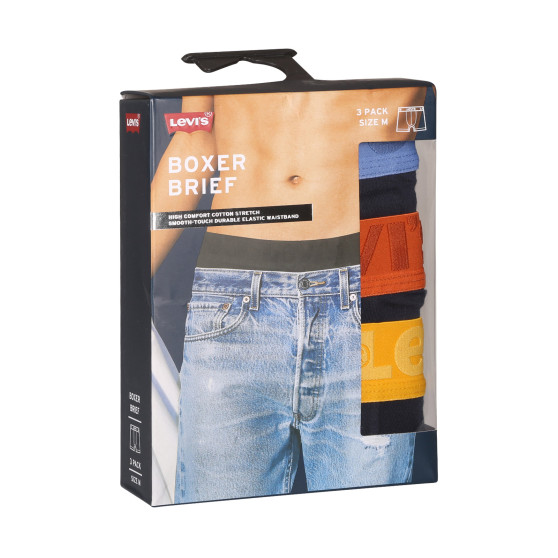 3PACK Boxershorts för herrar Levis multicolour (905045001 024)