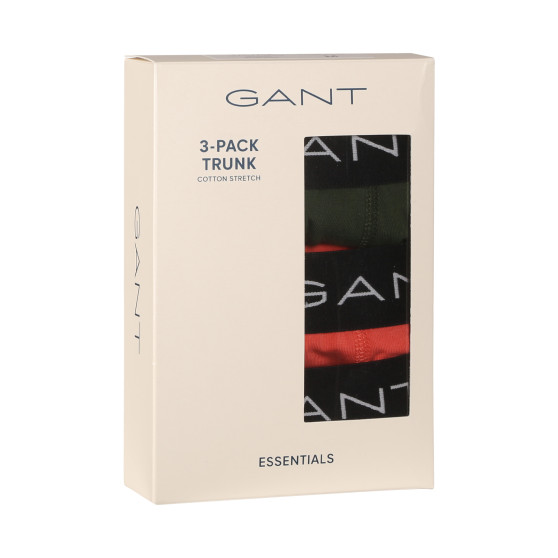 3PACK Boxershorts för herrar Gant multicolour (902413003-313)