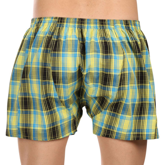 3PACK Boxershorts för herrar Styx klassiskt gummi överdimensionerat flerfärgad (3E102123)