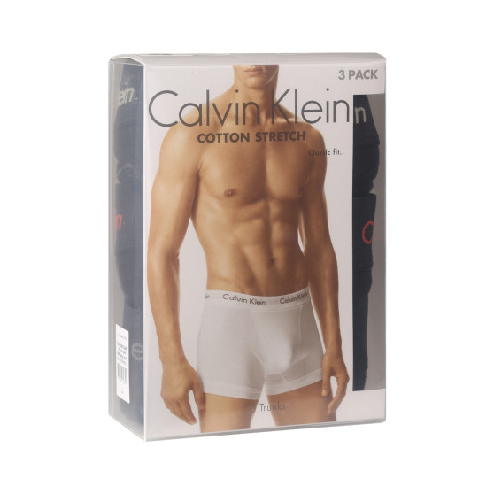 3PACK Boxershorts för herrar Calvin Klein svart (U2662G-MWO)