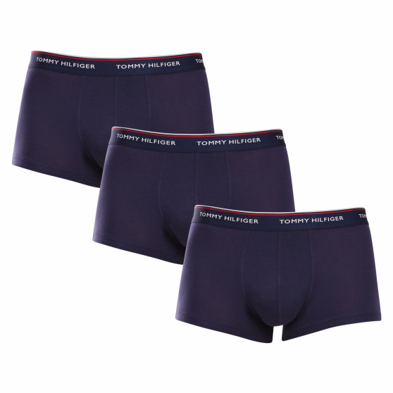 3PACK Boxershorts för herrar Tommy Hilfiger mörkblå (1U87903841 409)