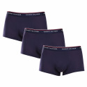 3PACK Boxershorts för herrar Tommy Hilfiger mörkblå (1U87903841 409)