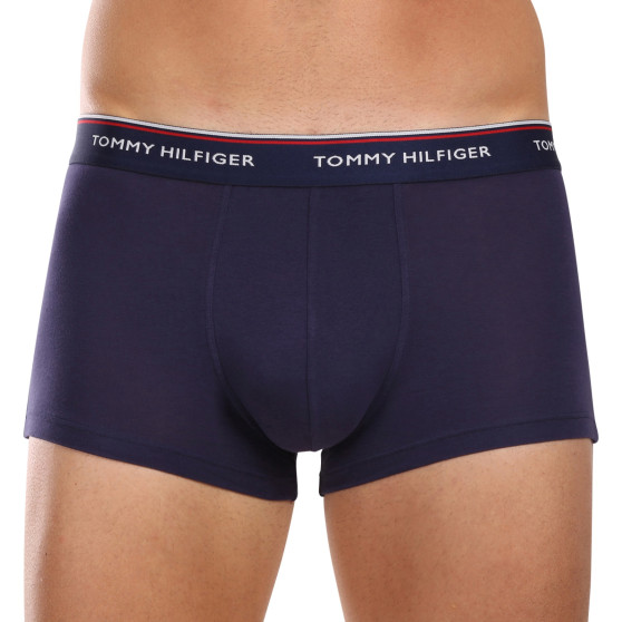 3PACK Boxershorts för herrar Tommy Hilfiger mörkblå (1U87903841 409)