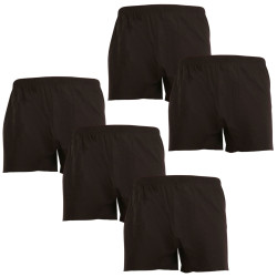 5PACKBoxershorts för herrar Nedeto svart (5NDTT001)