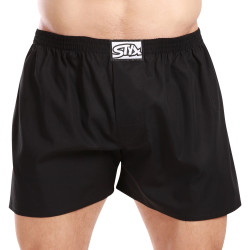 Boxershorts för herrar Styx klassisk resår svart (A960)