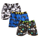 3PACK Boxershorts för herrar Styx art sports gummi flerfärgad (3B14789)