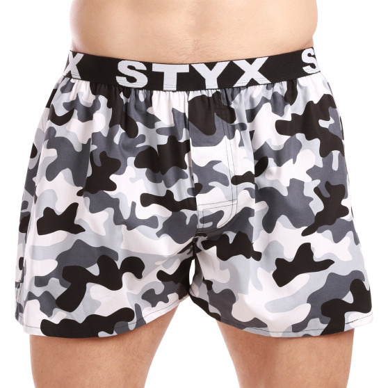 3PACK Boxershorts för herrar Styx art sports gummi flerfärgad (3B14789)