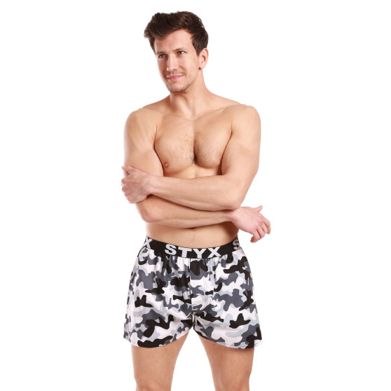 3PACK Boxershorts för herrar Styx art sports gummi flerfärgad (3B14789)