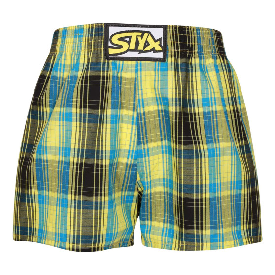 3PACK barnshorts Styx klassisk resår flerfärgad (3J102123)