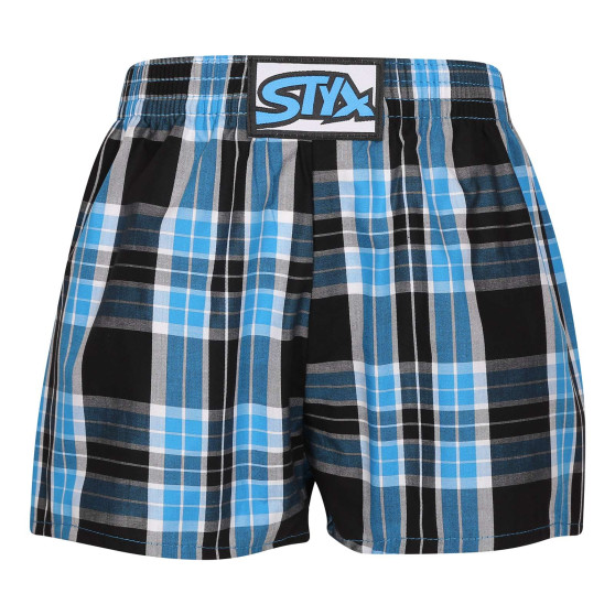 3PACK barnshorts Styx klassisk resår flerfärgad (3J102123)