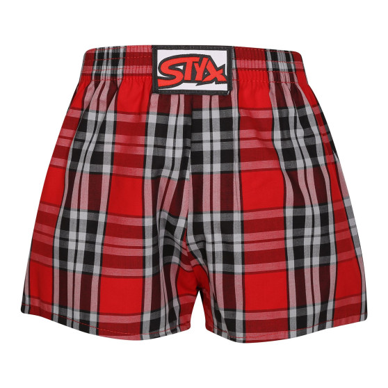 3PACK barnshorts Styx klassisk resår flerfärgad (3J102123)