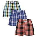 3PACK barnshorts Styx klassisk resår flerfärgad (3J102426)