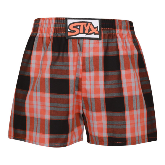 3PACK barnshorts Styx klassisk resår flerfärgad (3J102426)