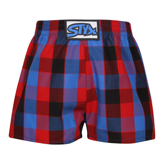 3PACK barnshorts Styx klassisk resår flerfärgad (3J102729)