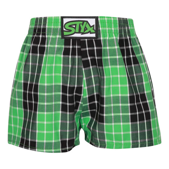 3PACK barnshorts Styx klassisk resår flerfärgad (3J102729)