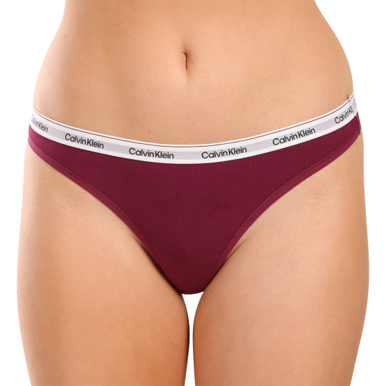 3PACK Stringtrosor för kvinnor Calvin Klein multicolour (QD5209E-NP6)