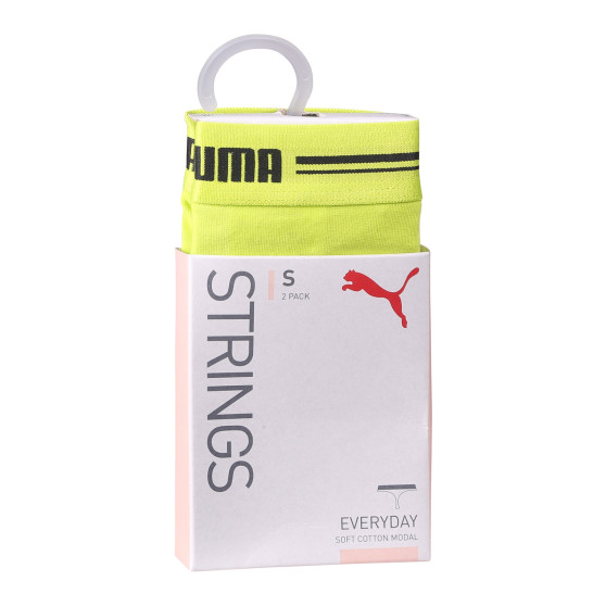 2PACK Stringtrosor för damer Puma gul (603034001 021)