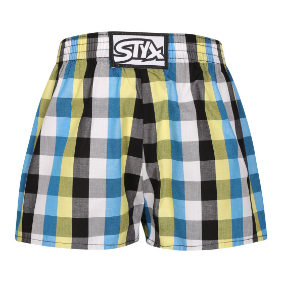 3PACK barnshorts Styx klassisk resår flerfärgad (3J102430)