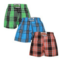 3PACK barnshorts Styx klassisk resår flerfärgad (3J102630)