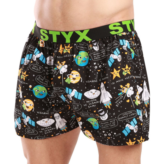 5PACK Boxershorts för herrar Styx art sports gummi flerfärgad (5B1187789)