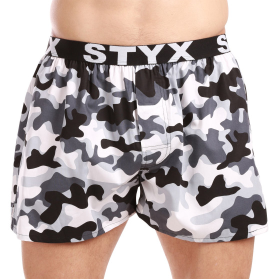 3PACK Boxershorts för herrar Styx art sports gummi flerfärgad (3B14701)